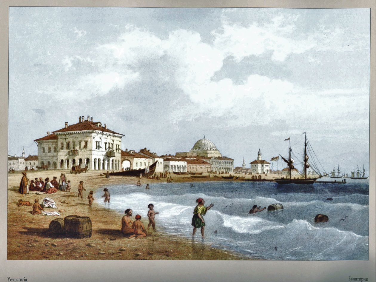 Carlo Bossoli. Eupatoria - Carlo Bossoli