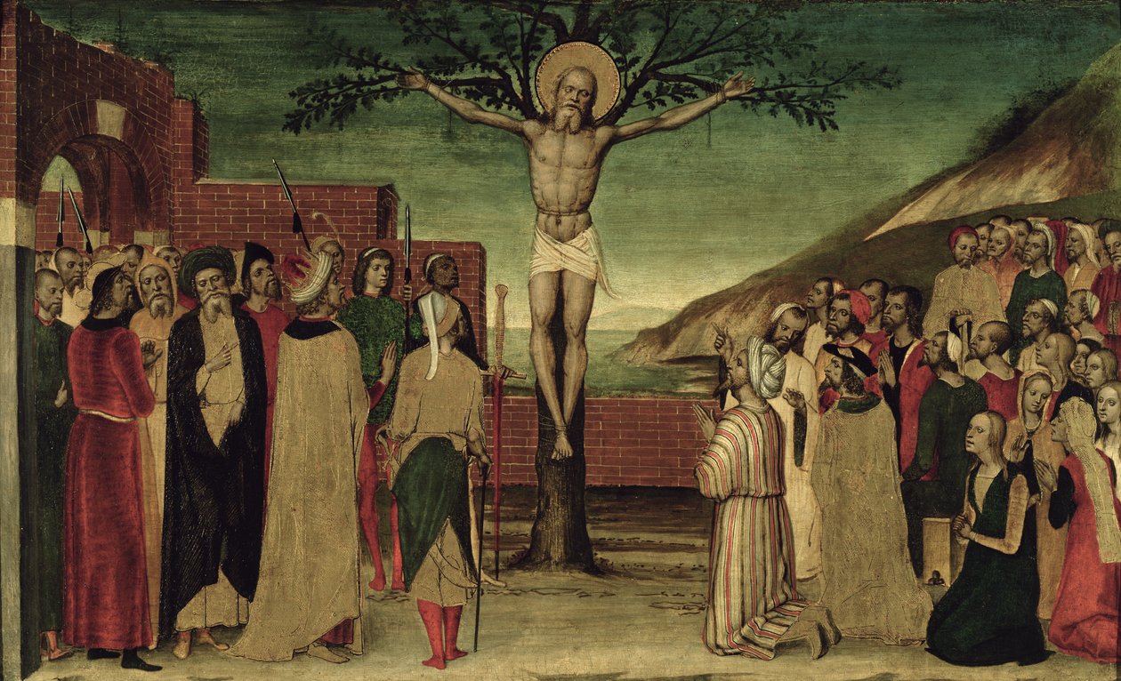 Crucifixion de Saint André - Carlo Braccesco
