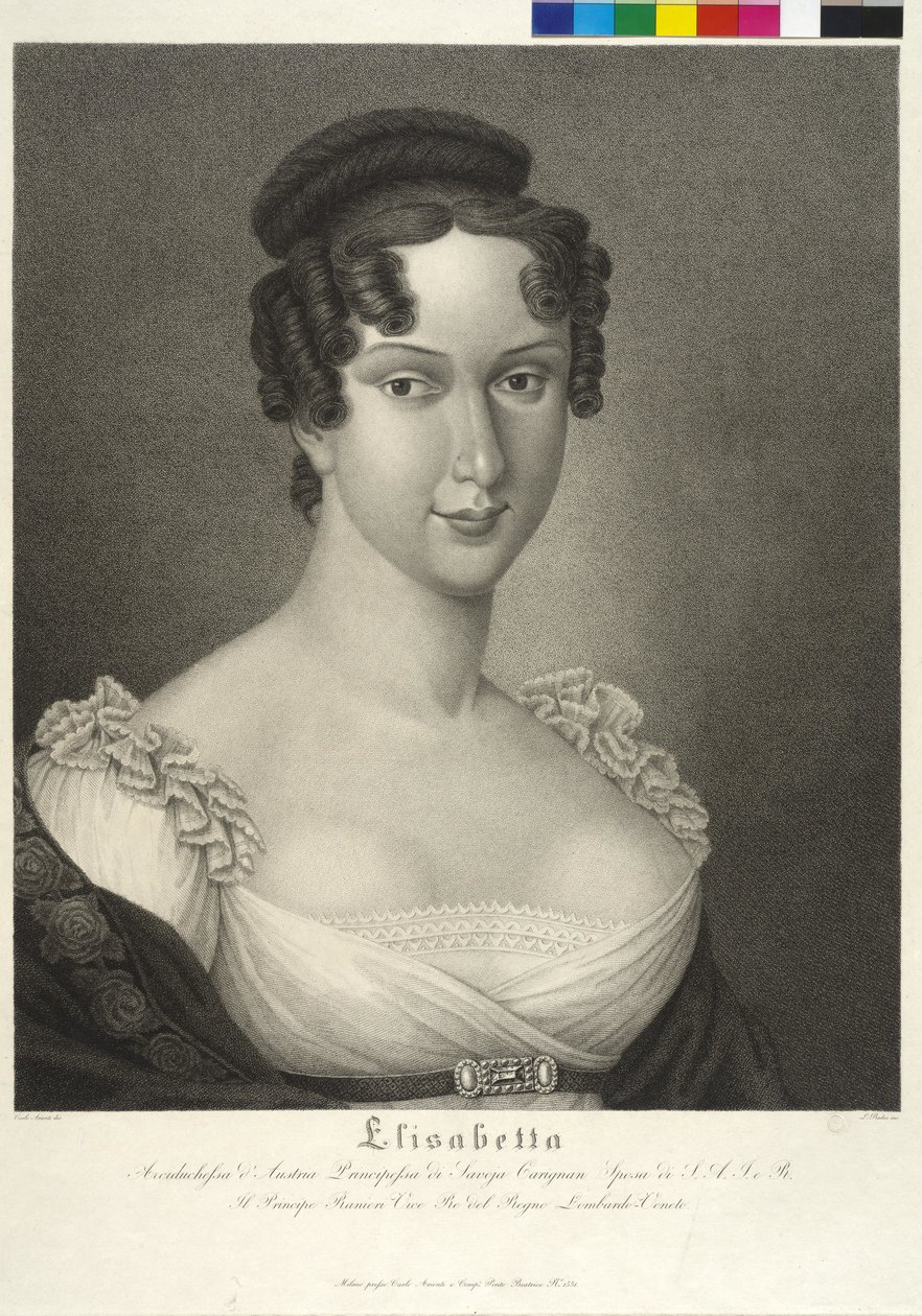 Princesse de Savoie Carignan Élisabeth - Carlo Arienti