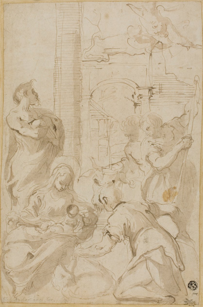Adoration des bergers - Carlo Bononi