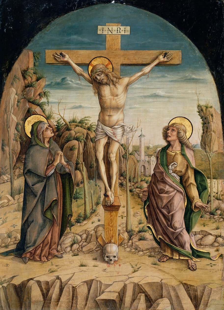 La crucifixion - Carlo Crivelli