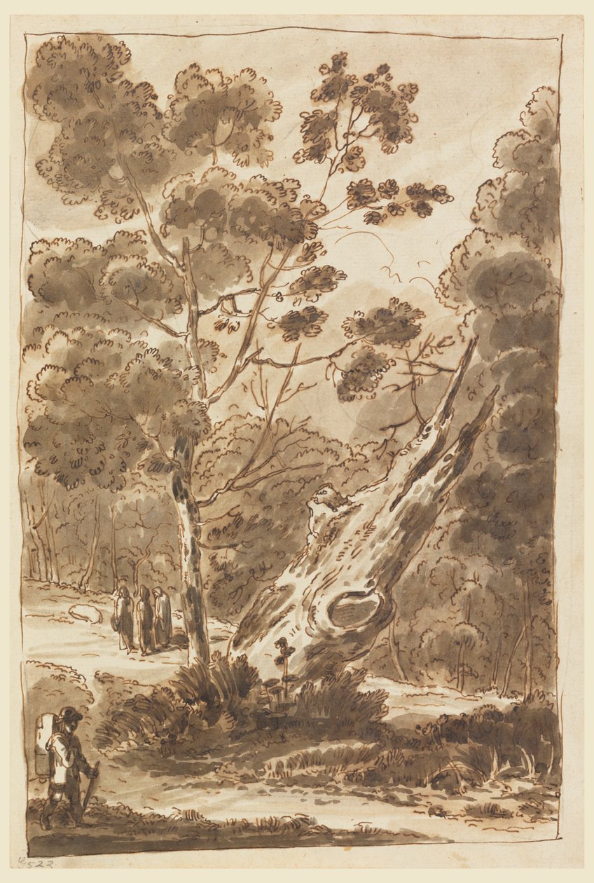 Figure dans la forêt - Carlo Marchionni