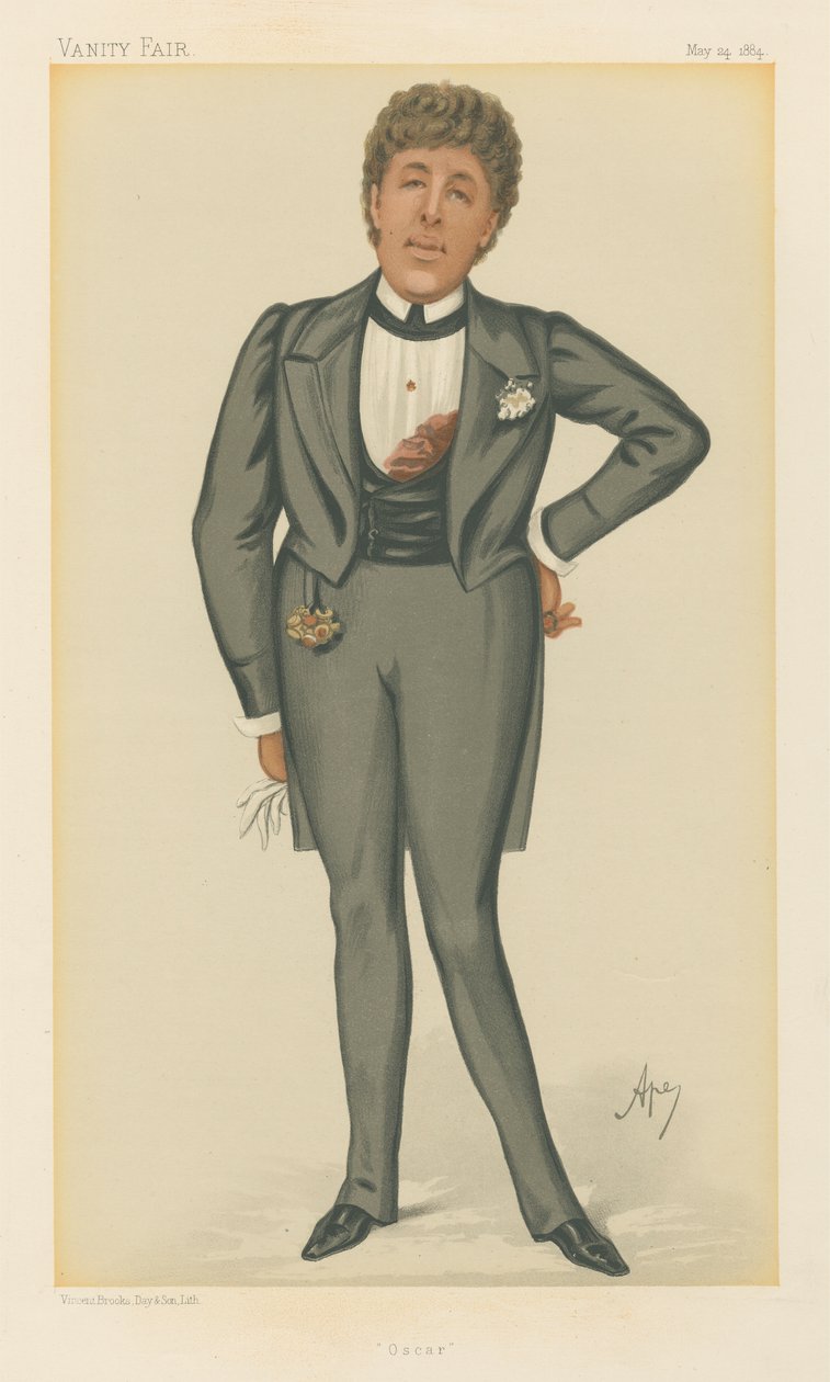 Oscar, Oscar Wilde (série Vanity Fair) - Carlo Pellegrini