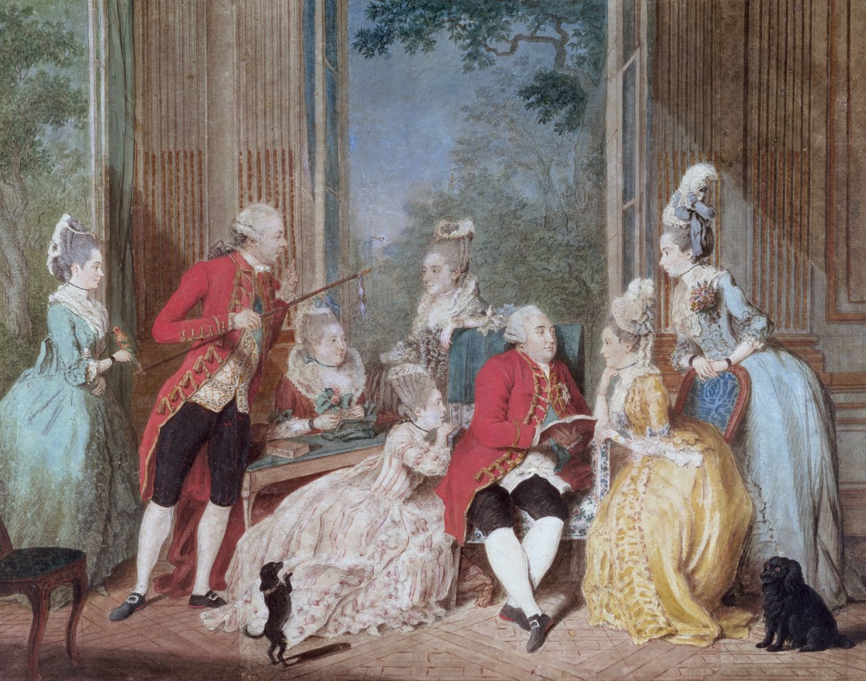 Le salon de Philippe Égalité (1747-93) Duc d