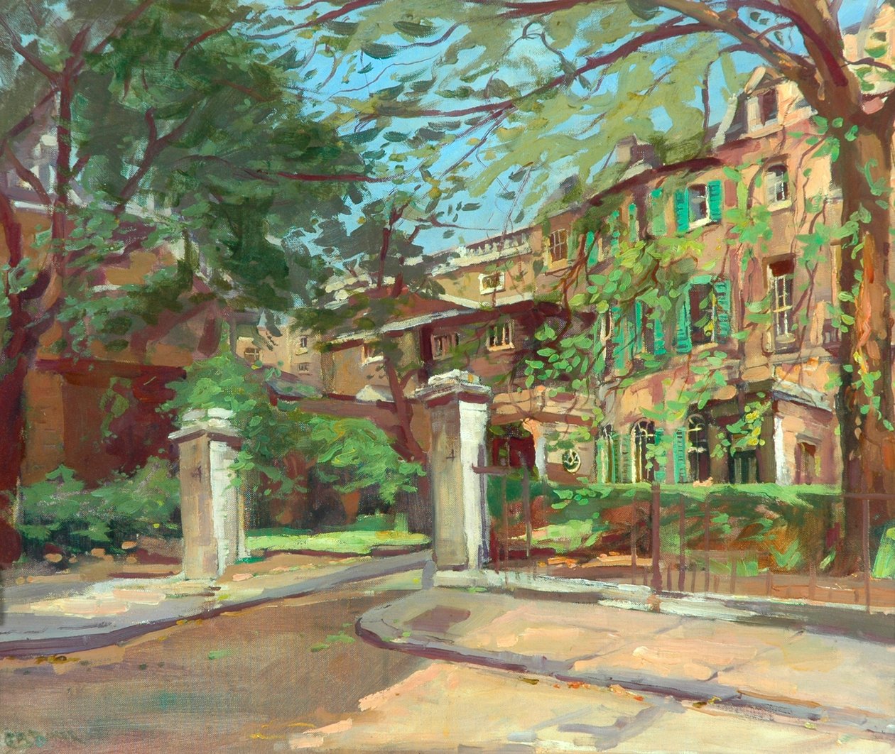 Londres Disparaissant : Montague Place, Whitehall Gardens - Caroline Matilda Baker