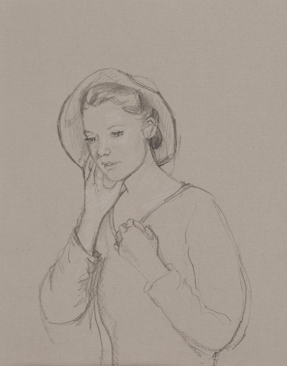 Étude pour Elizabeth Bennet, 2011 - Caroline Hervey Bathurst