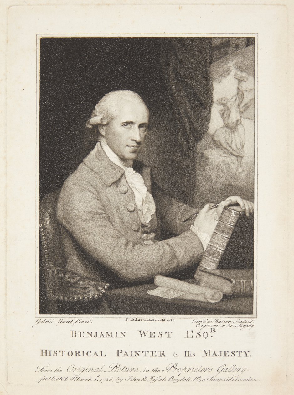 Benjamin West - Caroline Watson