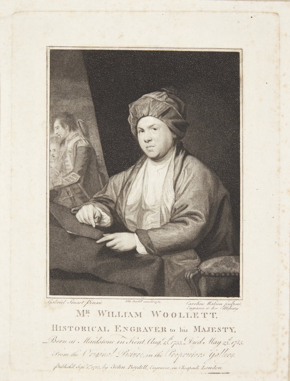 William Woollett - Caroline Watson