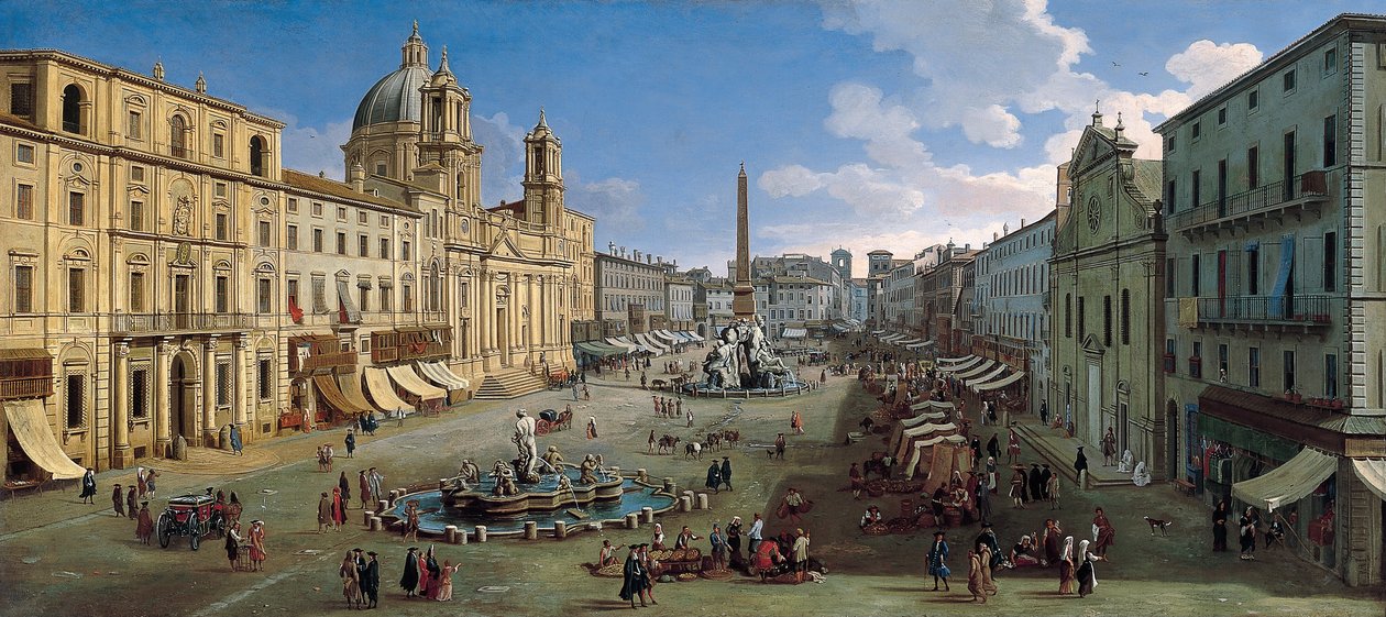 Piazza Navona, Rome - Gaspar van Wittel