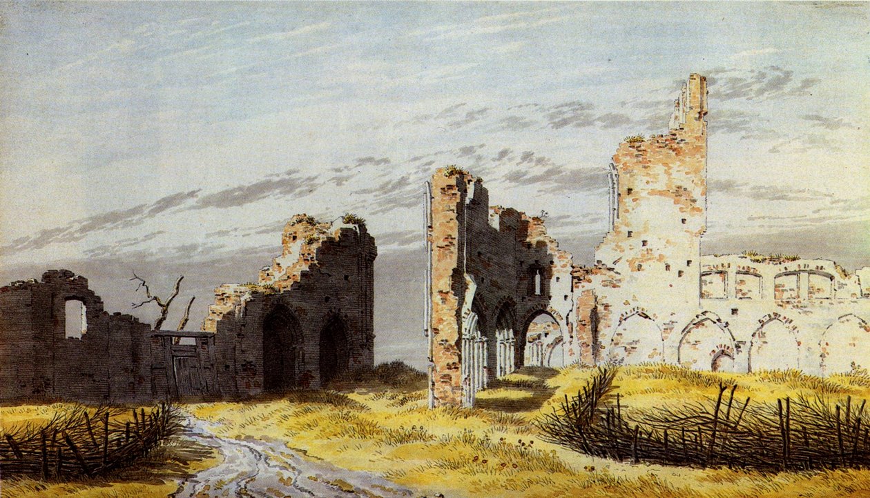 La ruine du monastère Eldena - Caspar David Friedrich
