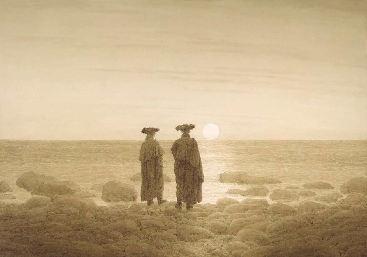 Lever de lune - Caspar David Friedrich