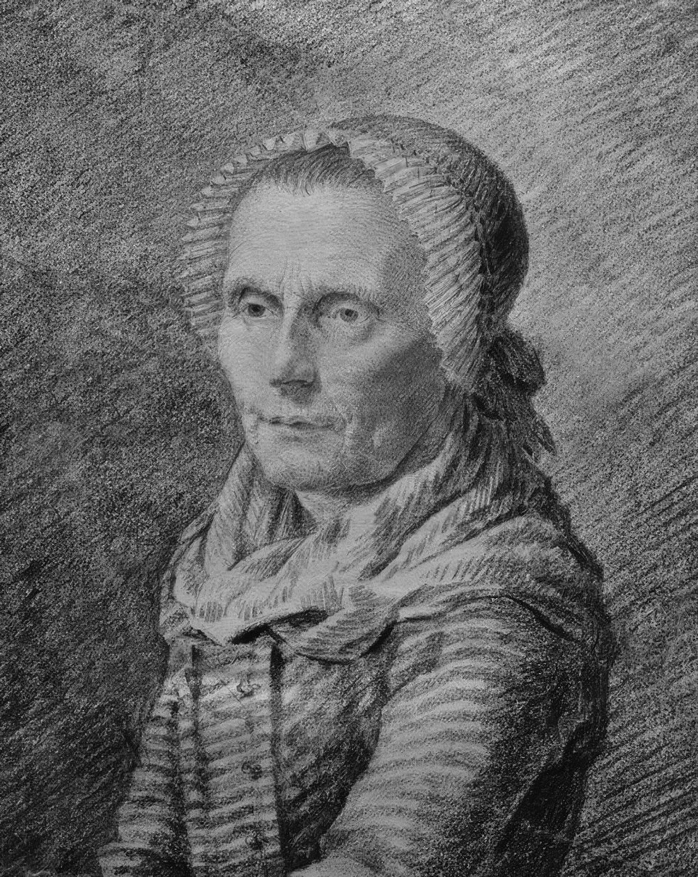 Portrait de la mère Heiden - Caspar David Friedrich