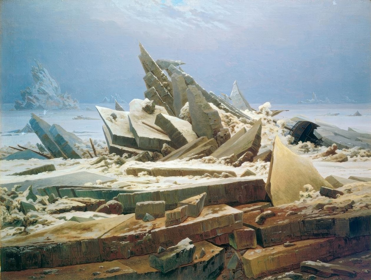 La mer de glace - Caspar David Friedrich