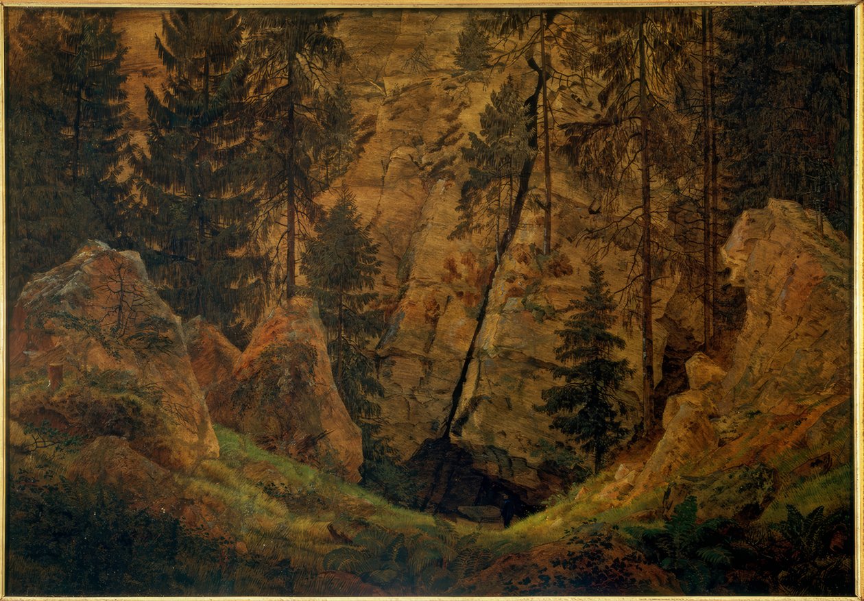 Vallée rocheuse (La tombe d