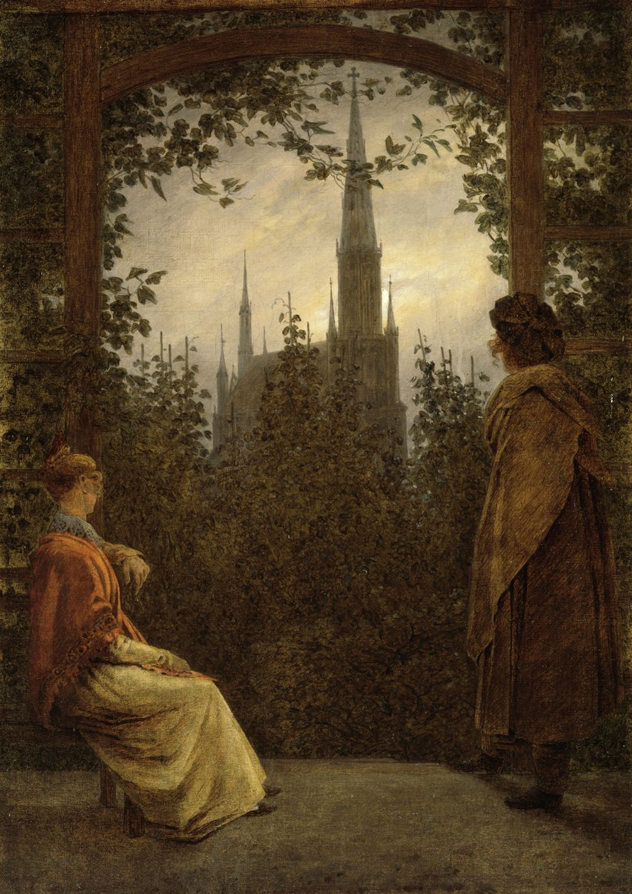 Bower de jardin à Greifswald, 1818 - Caspar David Friedrich