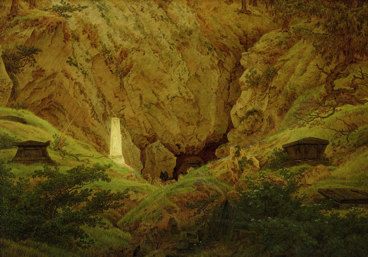 Tombes des héros anciens, 1812 - Caspar David Friedrich
