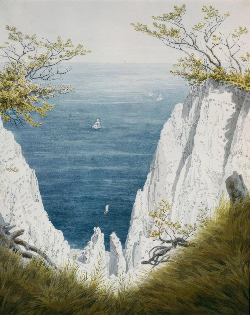 Falaises de craie sur Rügen - Caspar David Friedrich