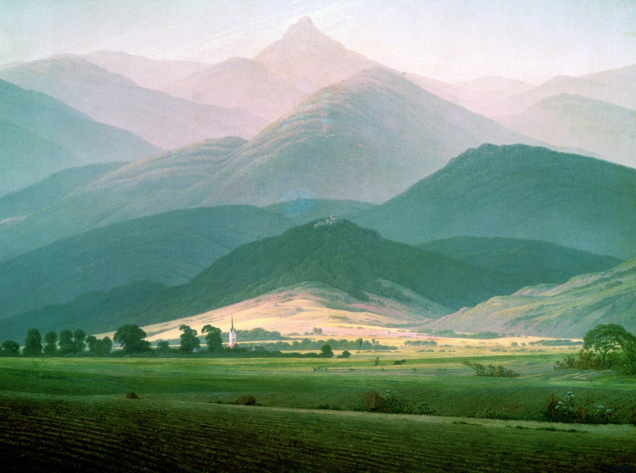 Paysage dans les Riesengebirge - Caspar David Friedrich
