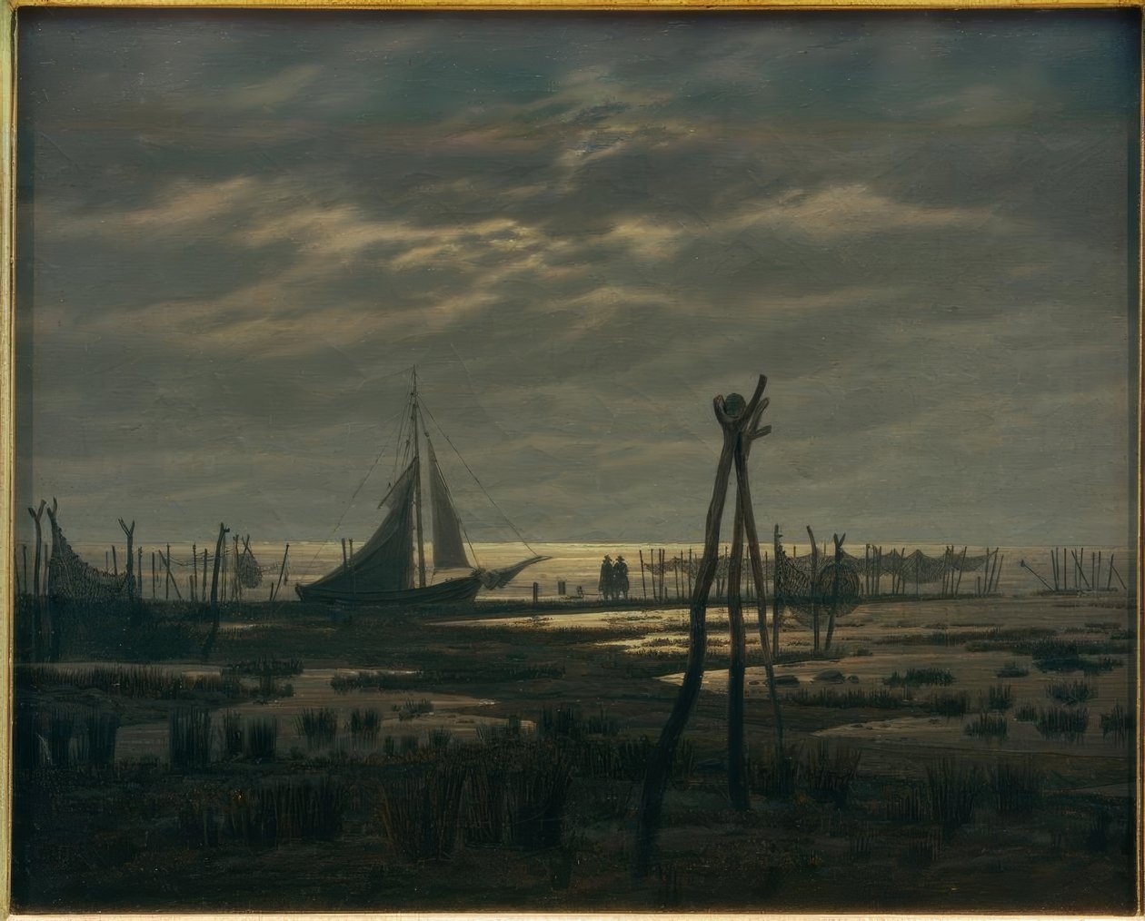Plage marécageuse - Caspar David Friedrich