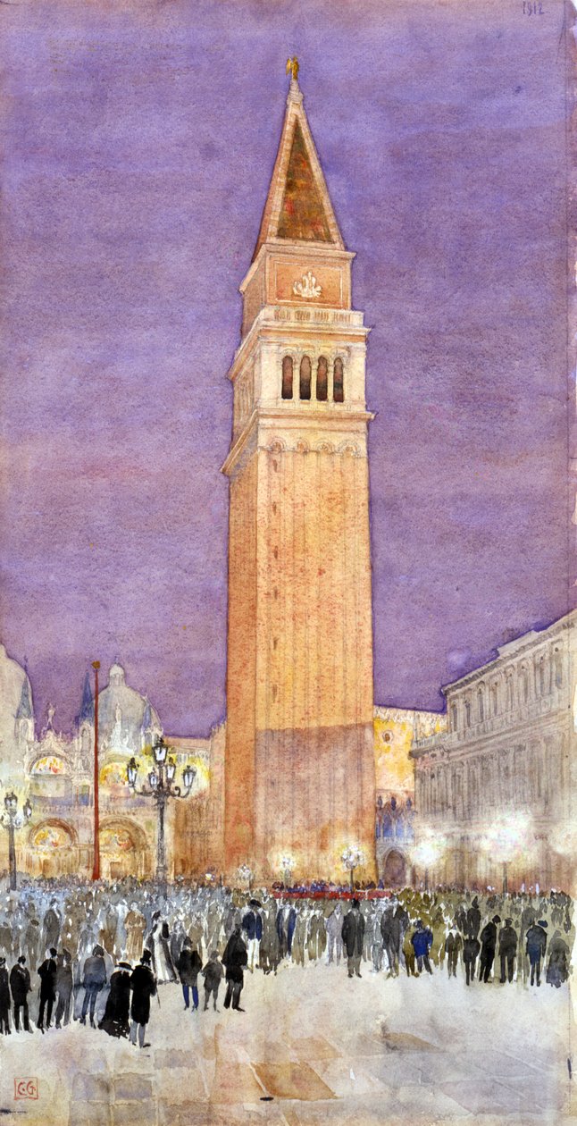 Le Clocher, Place Saint-Marc, Venise - Cass Gilbert