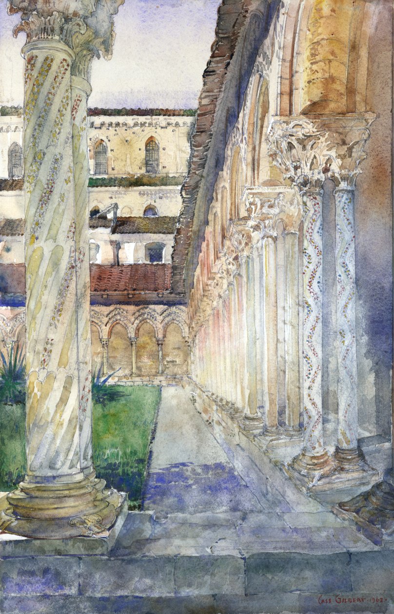 Cathédrale de Monreale, Sicile, 1902 - Cass Gilbert