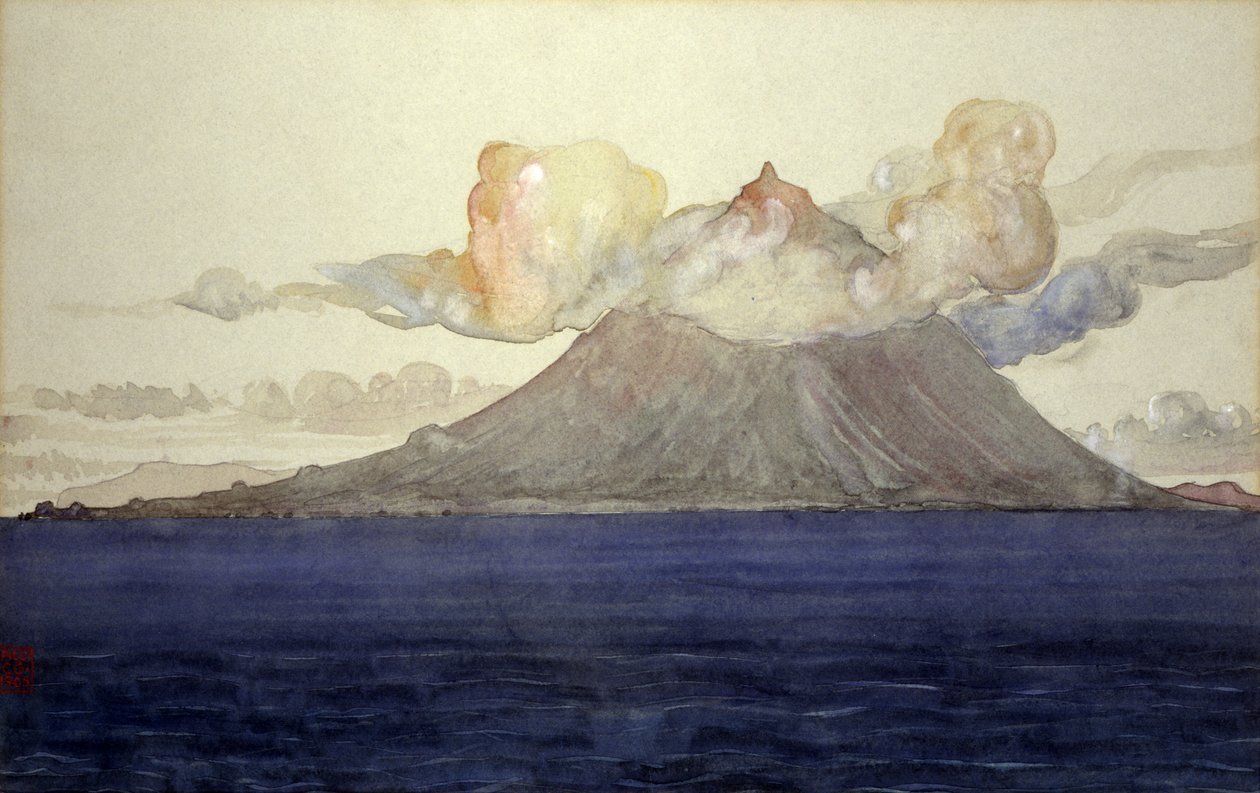 Mont Pico, îles des Açores, 1905 - Cass Gilbert