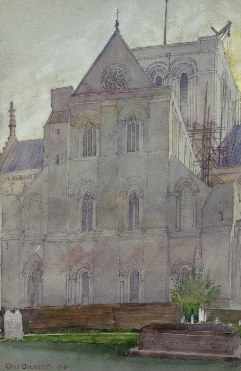 Transept nord, cathédrale de Winchester, Angleterre - Cass Gilbert