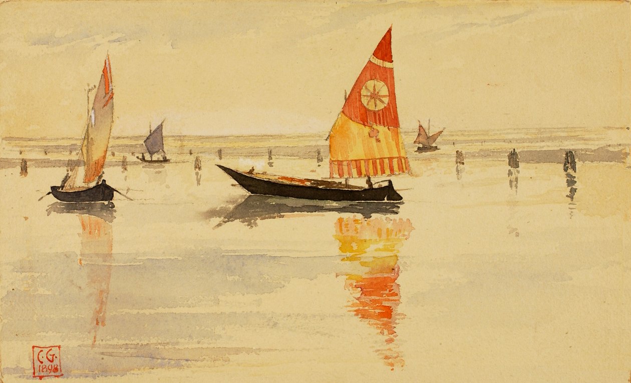 Voiliers à Venise, 1898 - Cass Gilbert