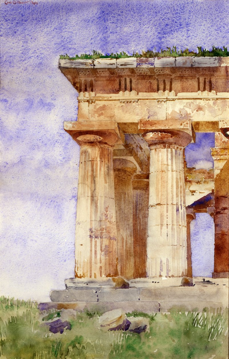 Temple de Neptune, Paestum - Cass Gilbert
