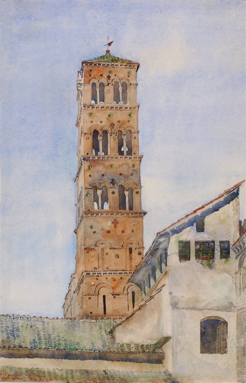 Tour, San Francisco Romano, Rome, 1898 - Cass Gilbert