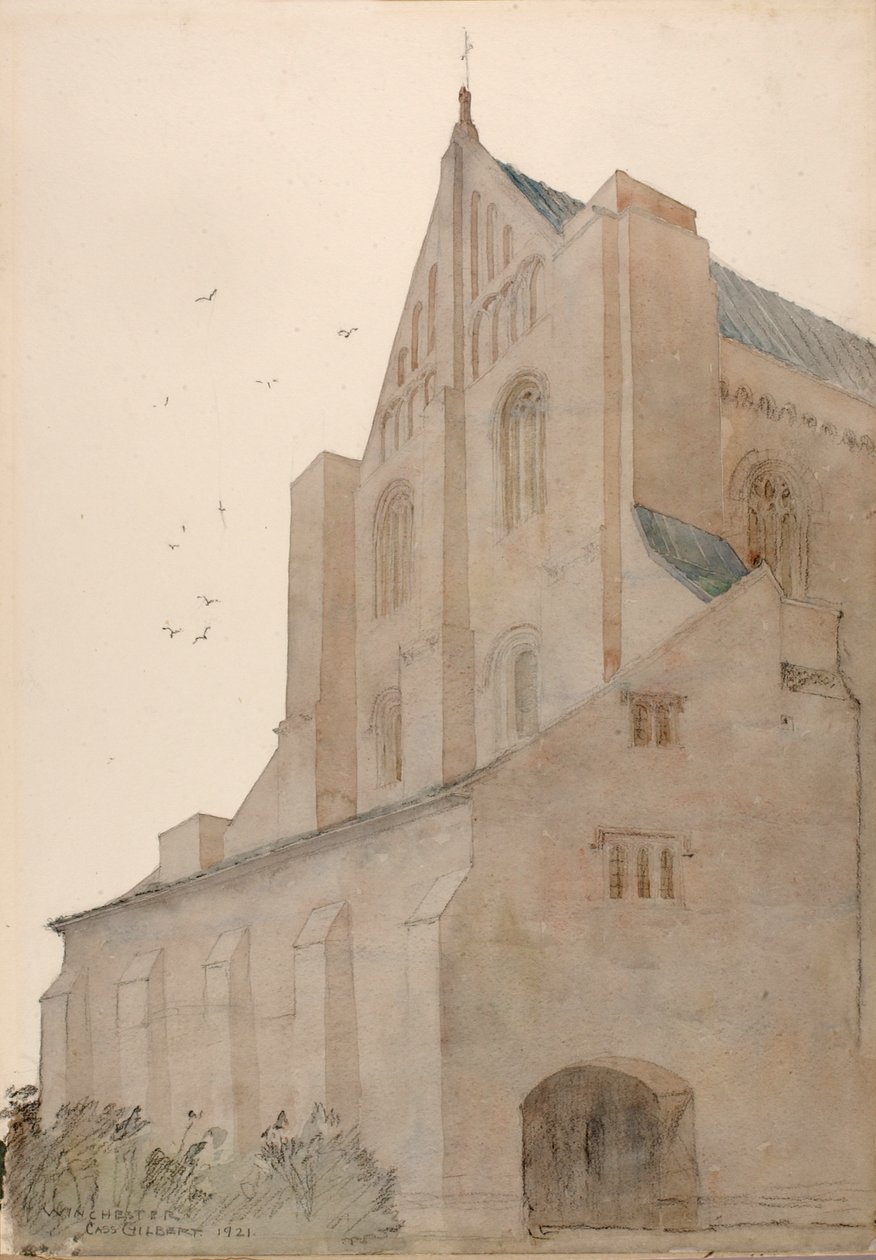 Winchester, Angleterre, 1921 - Cass Gilbert