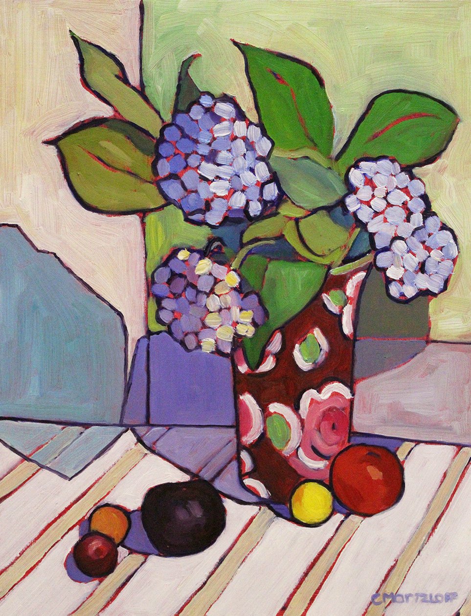 Hortensias bleus, 2023 - Catherine J Martzloff