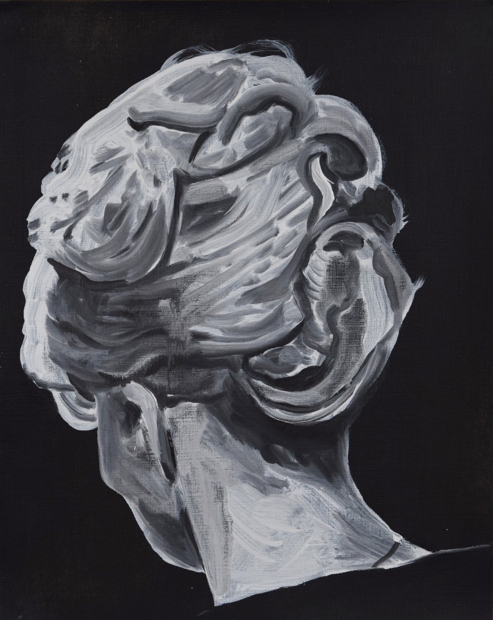 Belladonna : Socialite 2013 (huile et acrylique sur papier) - Cathy Lomax