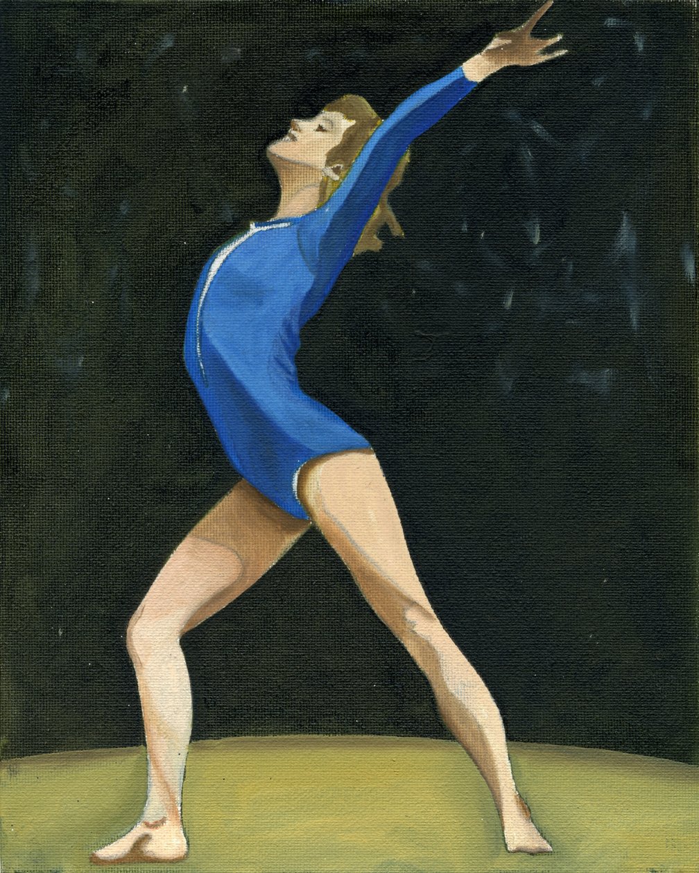 Olga, 2003 (huile sur toile) - Cathy Lomax