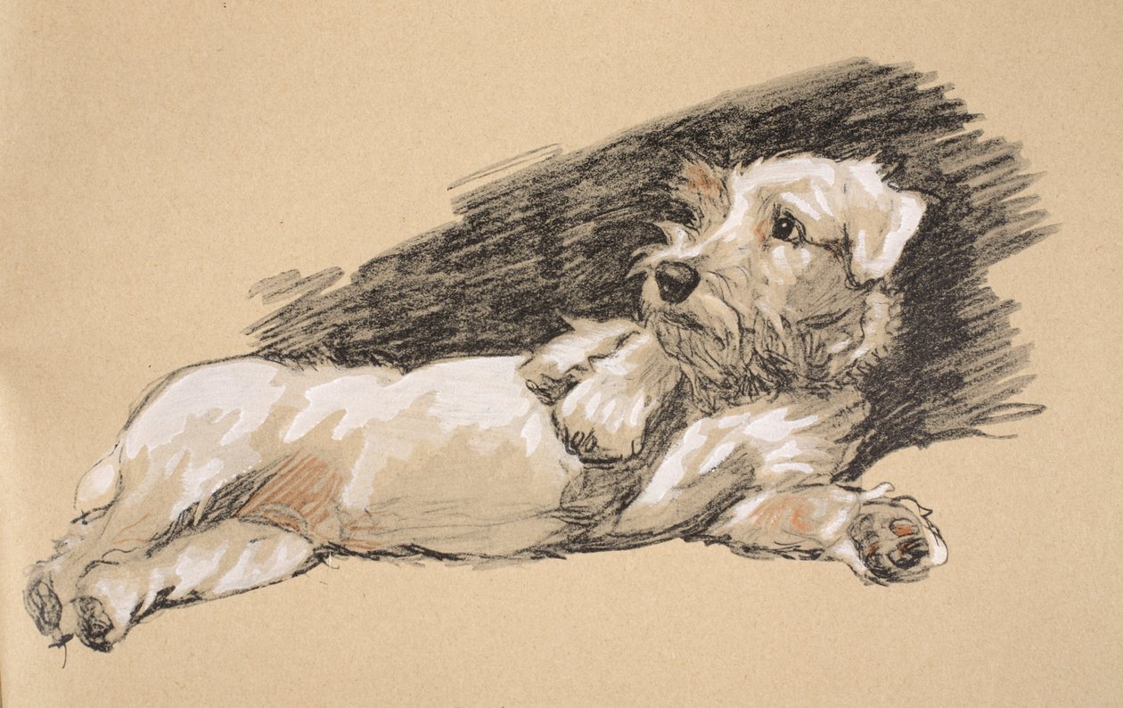 Détail de Terrier, 1930, Illustrations de son Carnet de Croquis utilisé pour 