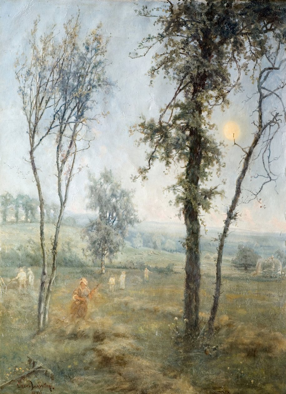 Fenaison au clair de lune - Cecil Gordon Lawson