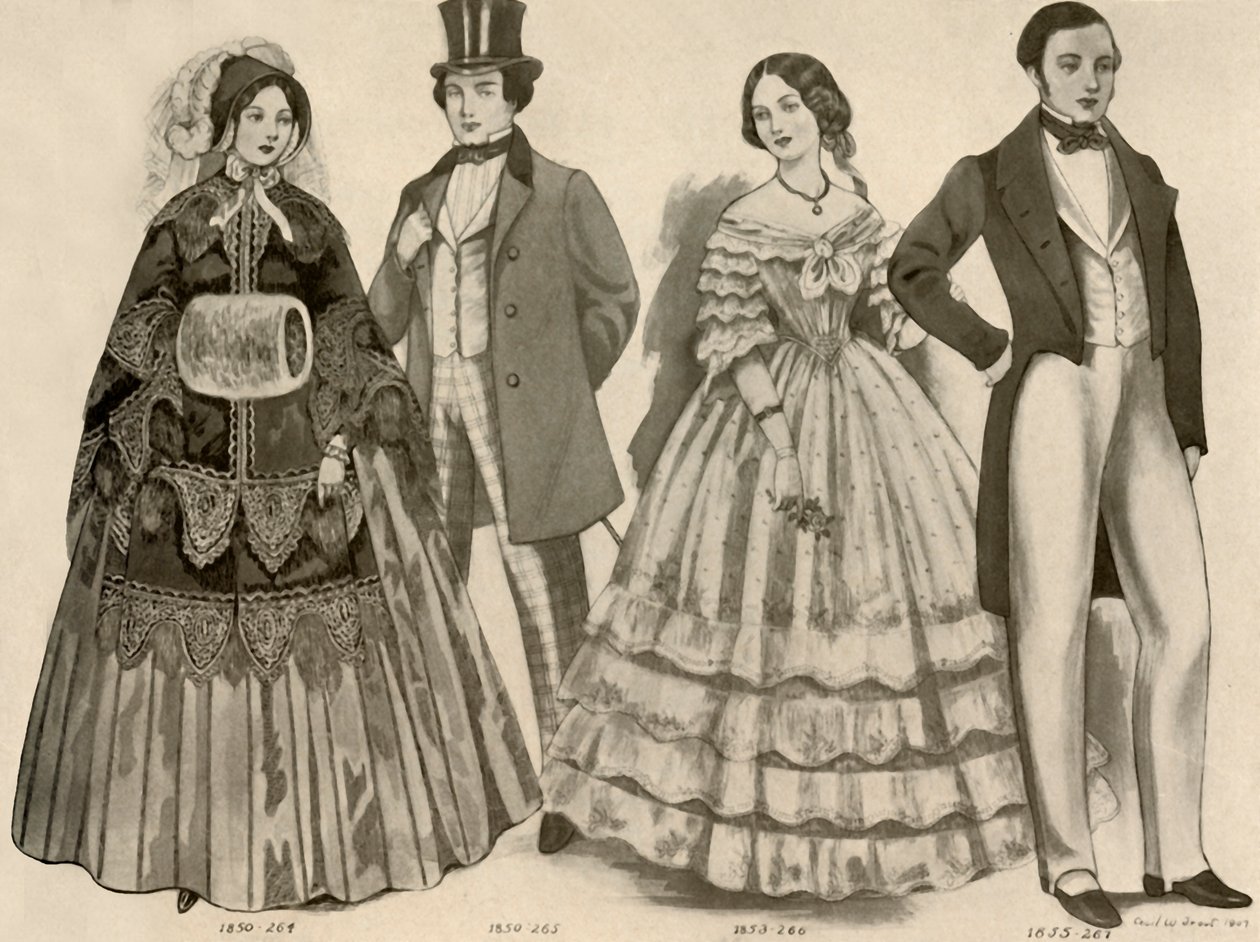 Vêtements de 1850-1856, 1907, 1937 - Cecil W. Trout