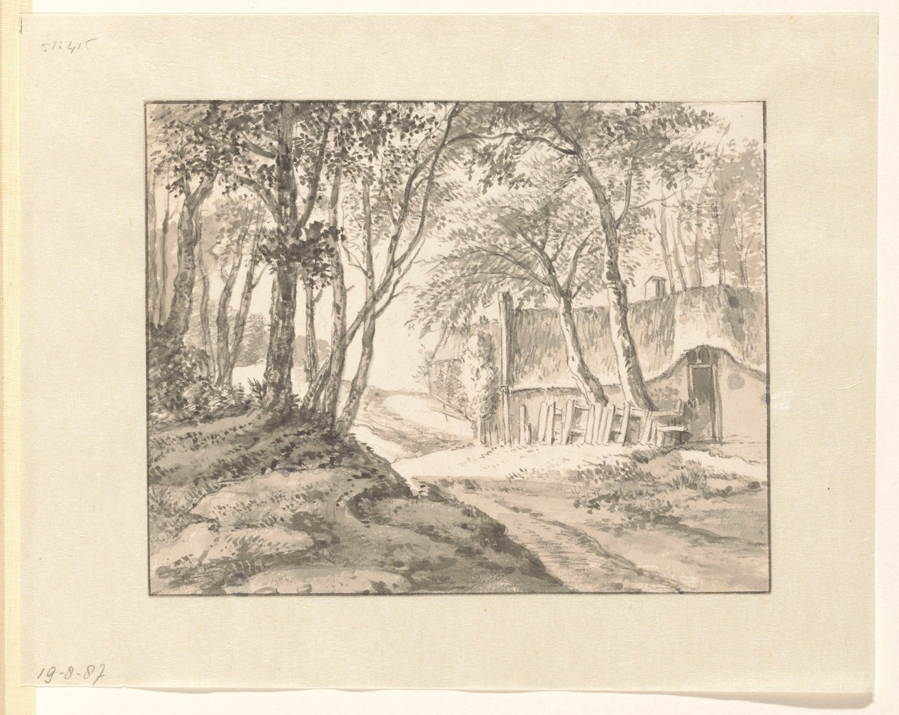 Ferme entre les arbres - Cecilia Barbiers (possibly)