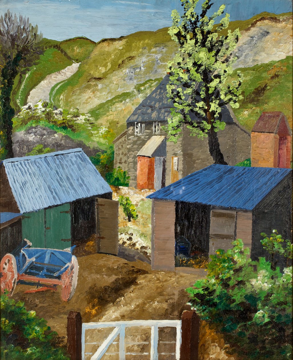 La ferme, Dorset - Cedric Morris