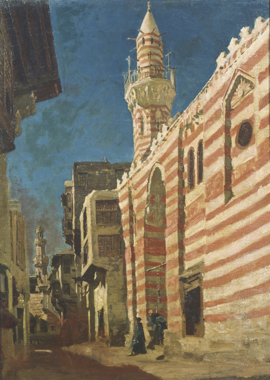 Rue dans une ville arabe - Cesare Biseo