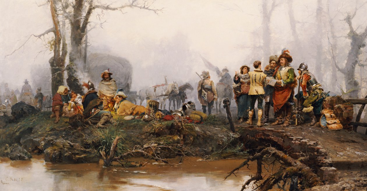 Le Campement, 1878 - Cesare Auguste Detti