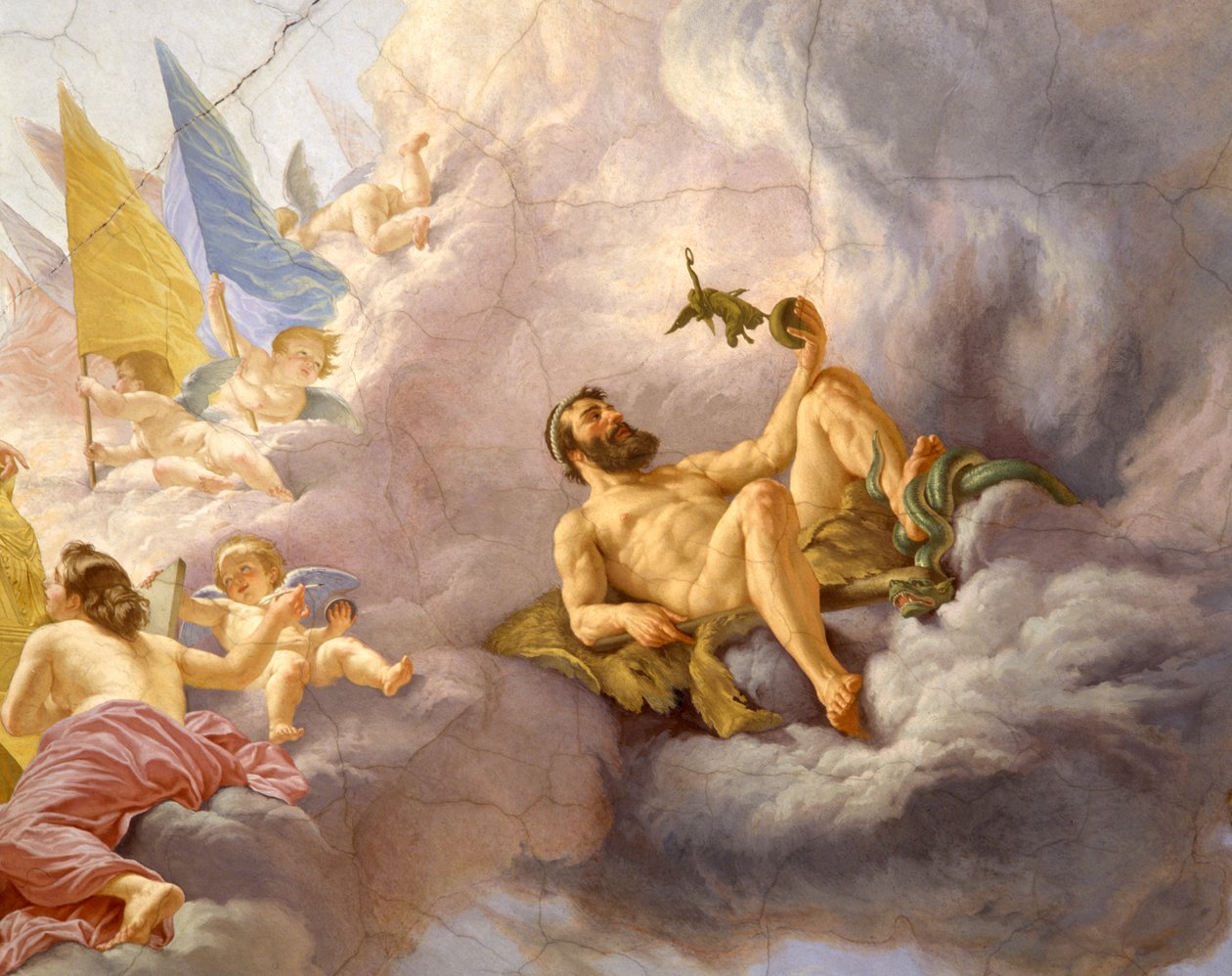 Détail du plafond (détail) - Cesare Mariani