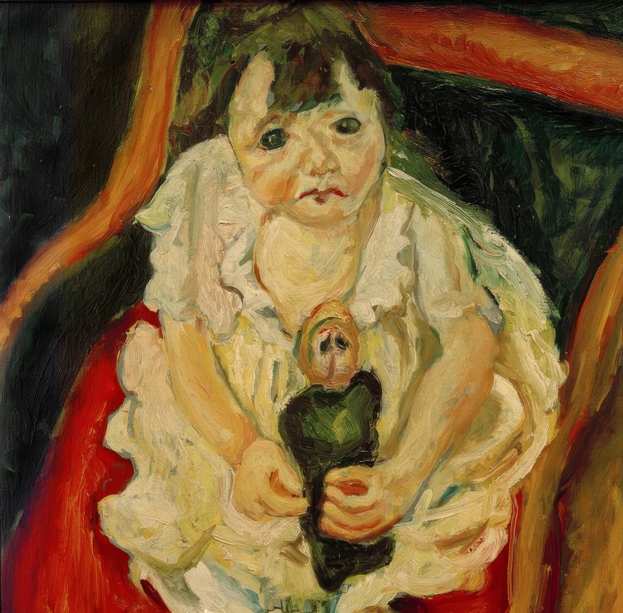 Ch. Soutine, Petite Fille avec Poupée - Chaim Soutine