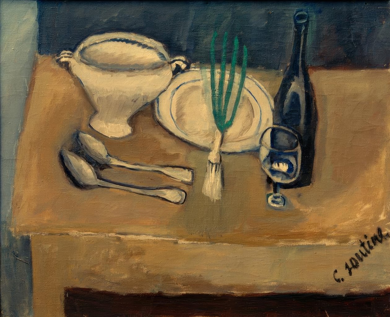 Ch. Soutine, Nature morte avec soupière - Chaim Soutine