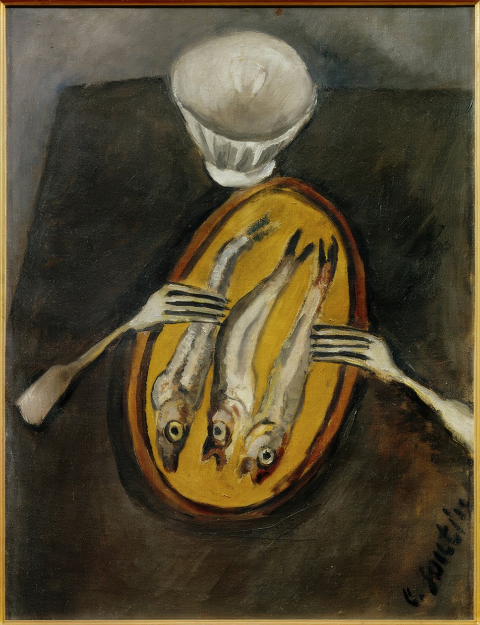Nature morte avec harengs - Chaim Soutine