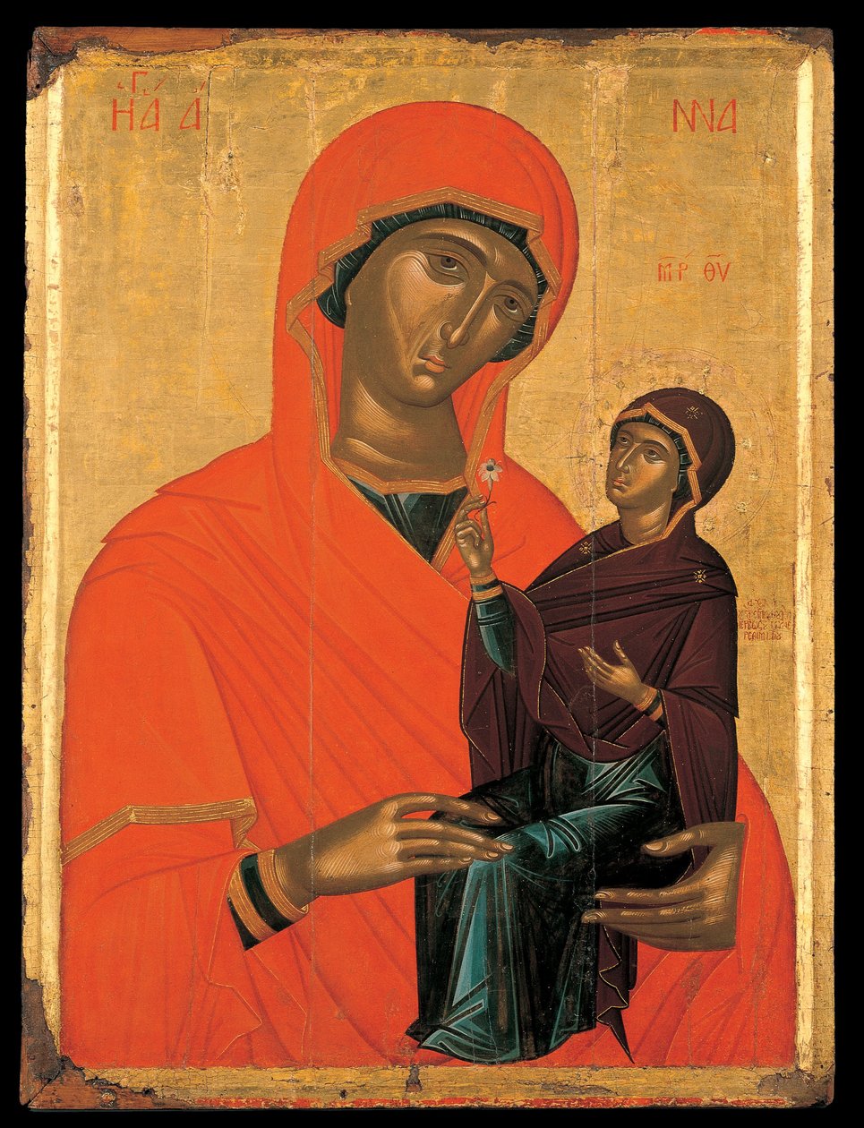 Sainte Anne avec la Vierge - Chanter Angelos Akotandos