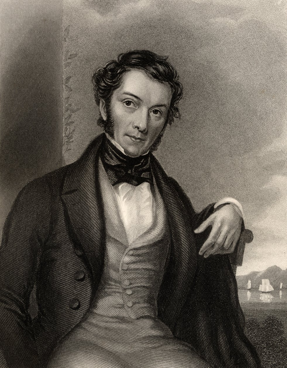 Richard Cobden, gravé par G. Adcock, de 