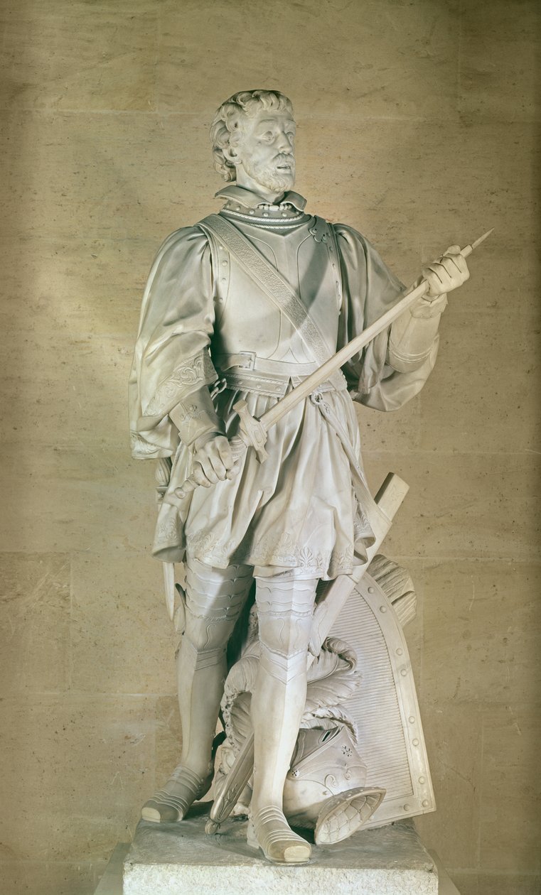 Statue de Pierre du Terrail (1476-1524) Chevalier de Bayard, 1787 - Charles Antoine Bridan