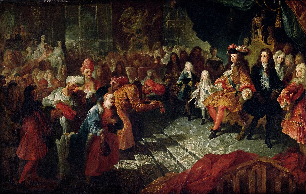 Louis XIV (1638-1715) recevant l