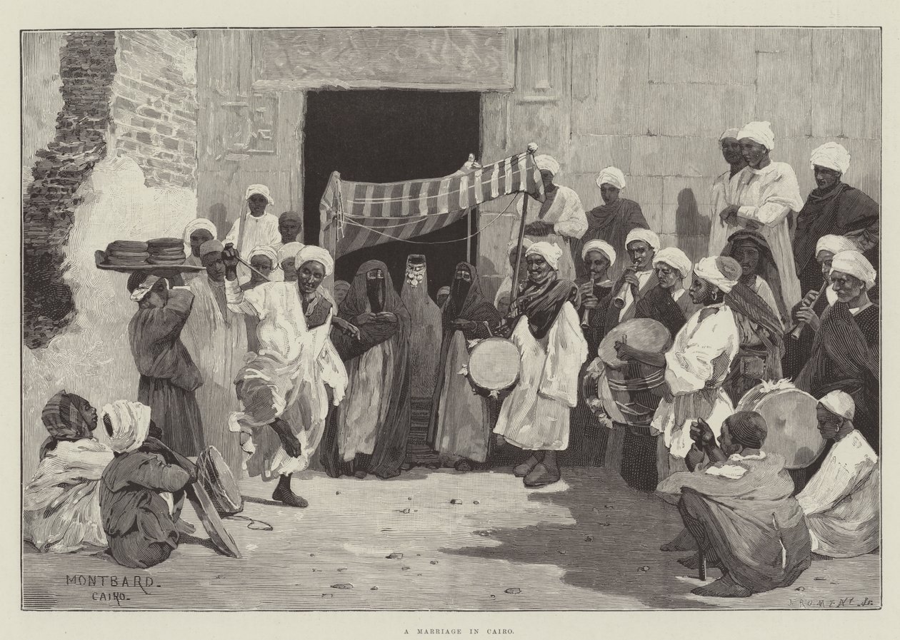 Un mariage au Caire - Charles Auguste Loye